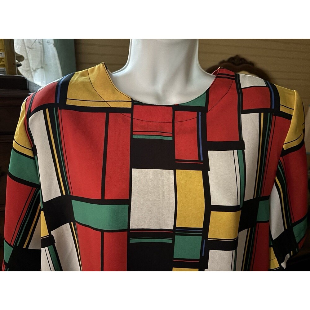 NWOT Kathy Che Size Large Women’s Polyester Blouse 40” Bust 25” L